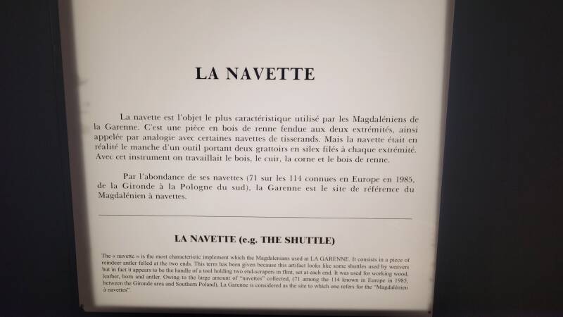  "magdalénien à navette"