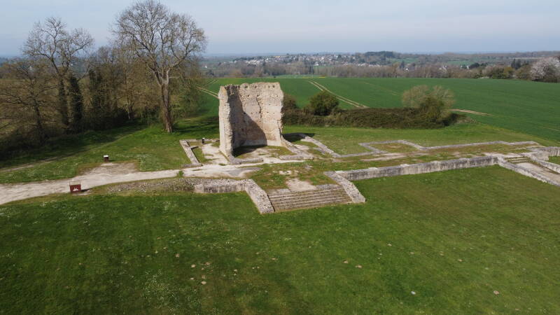 Le temple de Mars à Corseul