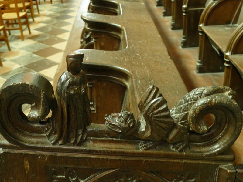 Les stalles de la cathédrale Saint-Paul-Aurélien