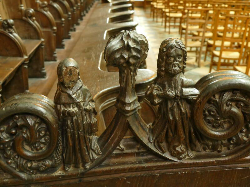 Les stalles de la cathédrale Saint-Paul-Aurélien