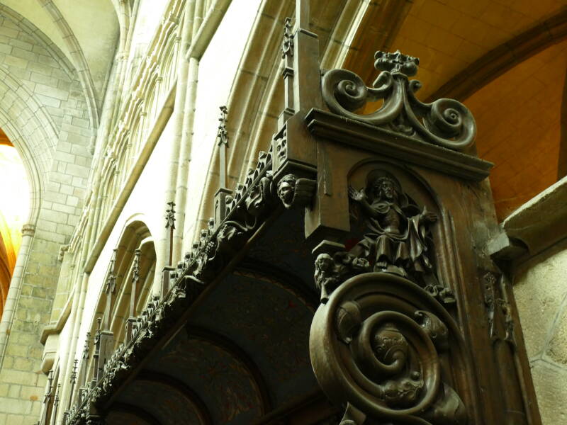 Les stalles de la cathédrale Saint-Paul-Aurélien