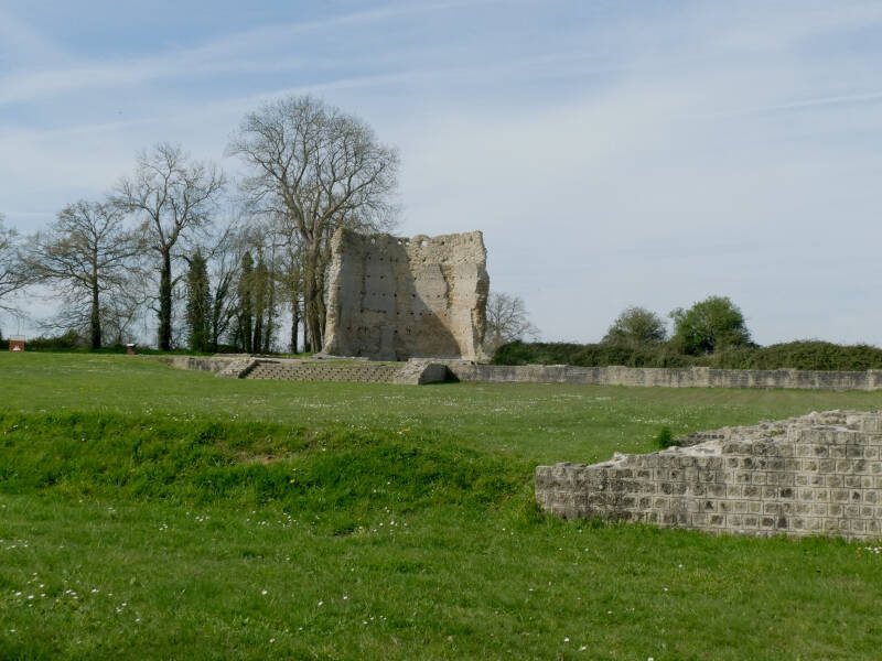 Le temple de Mars à Corseul