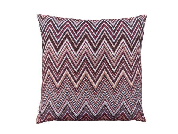 Kussen Brindisi bordeaux brede ZigZag