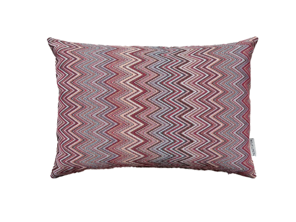 Kussen Brindisi bordeaux smalle ZigZag