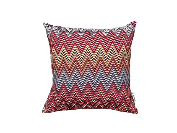 Kussen ZigZag Milano multicolor fuchsia