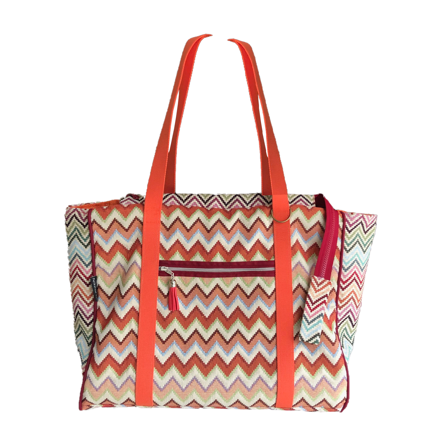 Exclusieve Strandtas/Shopper Palermo oranje