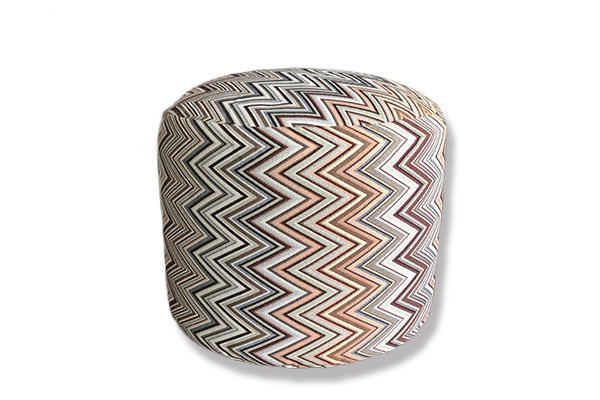 Poef Pescara brede ZigZag