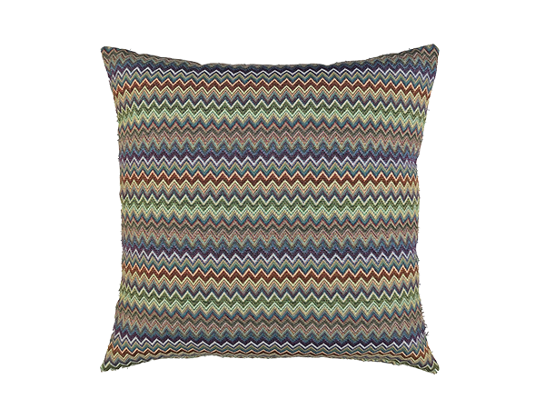 Kussen ZigZag Turijn paars/groen