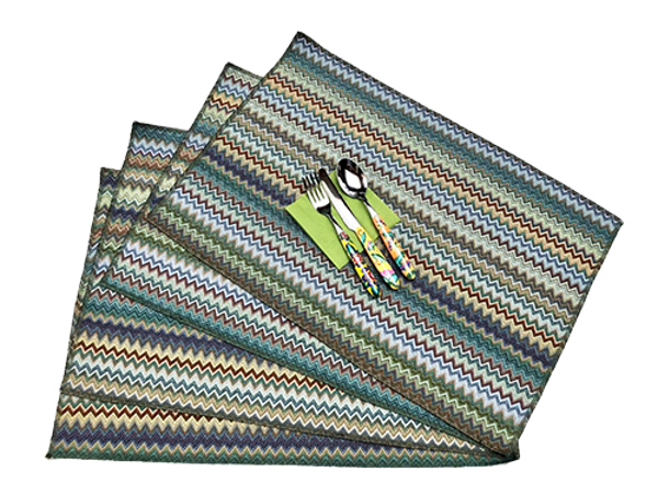 Placemats Turijn groen/blauw