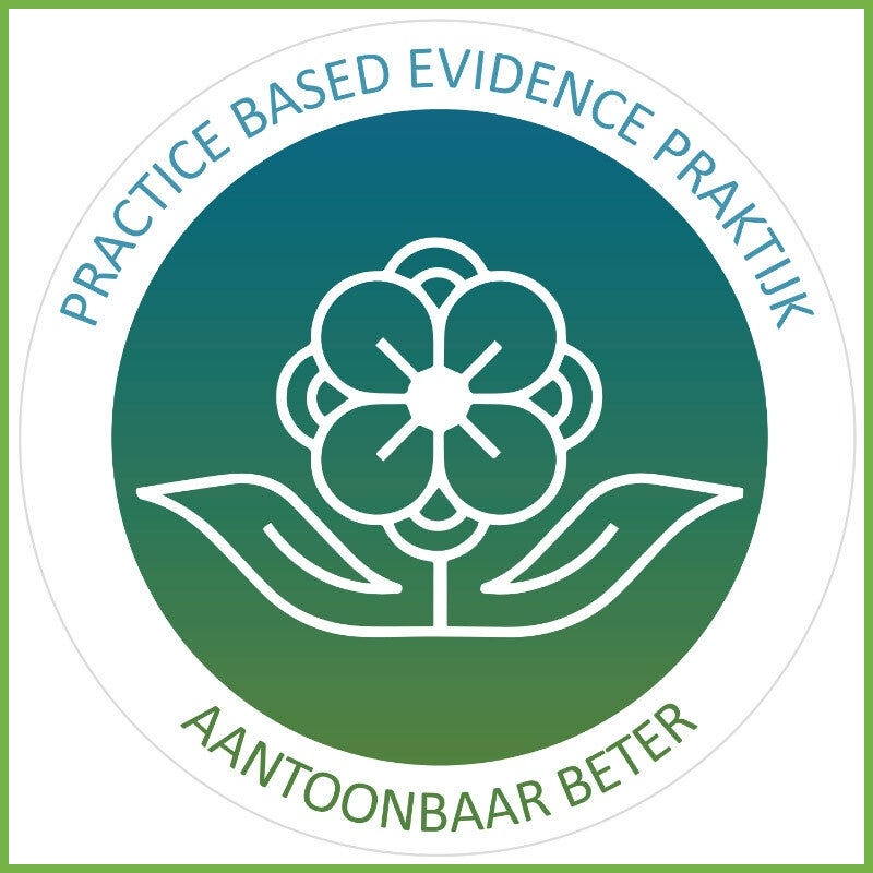 Aantoonbaar beter Practice Based Evidence Praktijken logo Helperhart Groningen