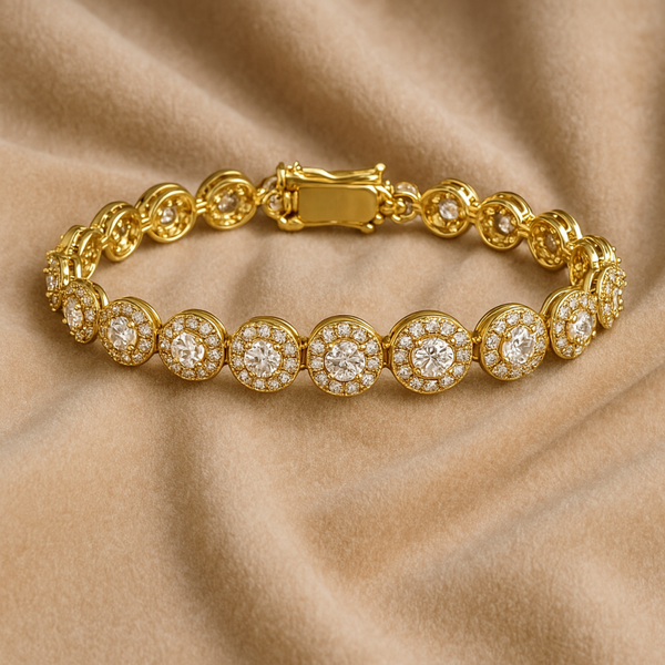 Luxury Sparkling Bracelet Gold