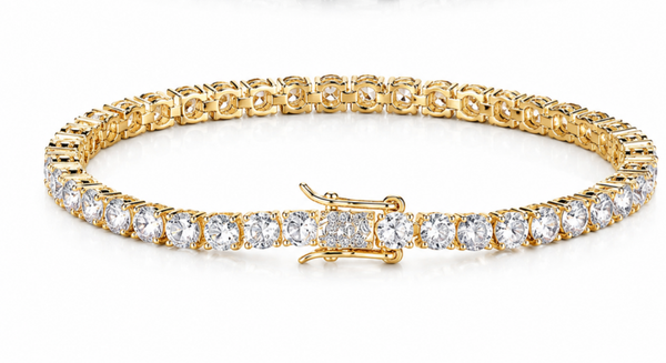 Tennis armband goud