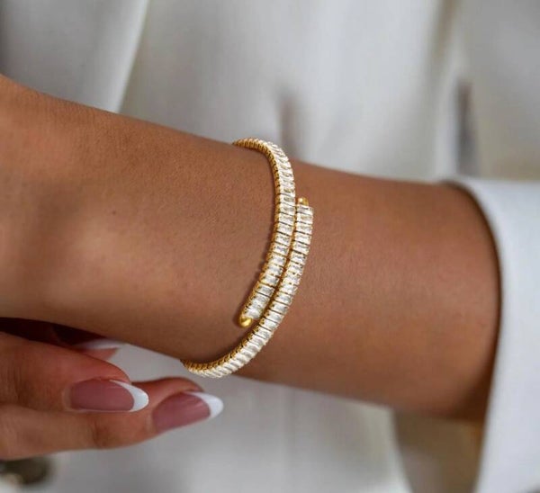 Double tennis bracelet