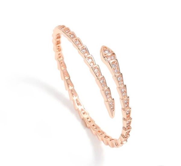 Luxury snake bracelet rosé