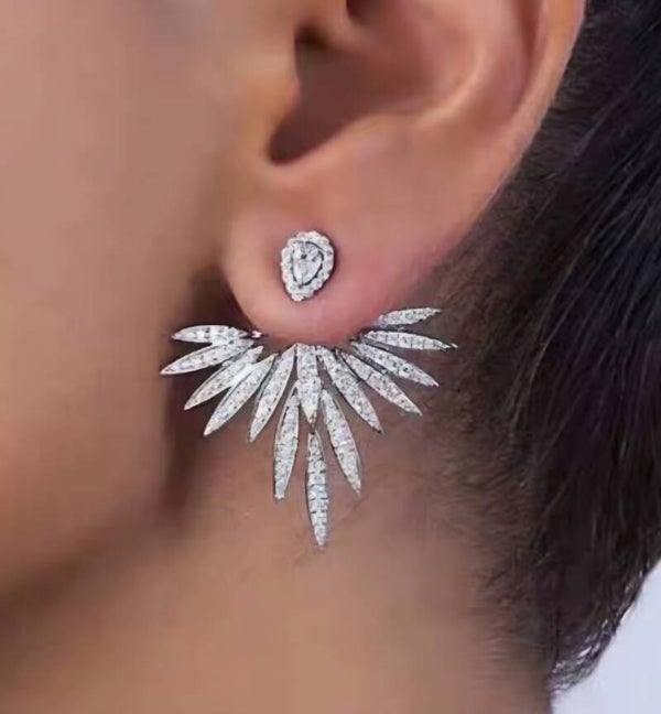 Korean earring silver