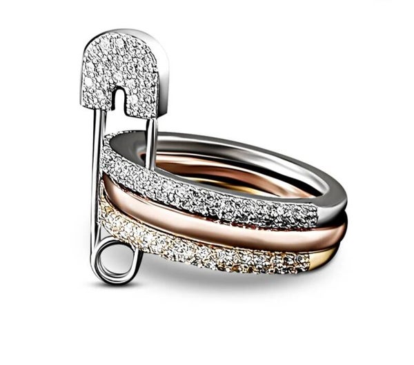 Safety pin ring