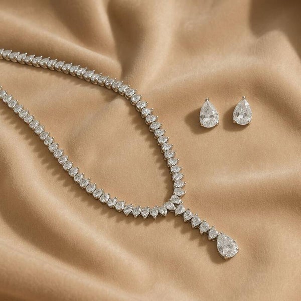 Elegant silver set
