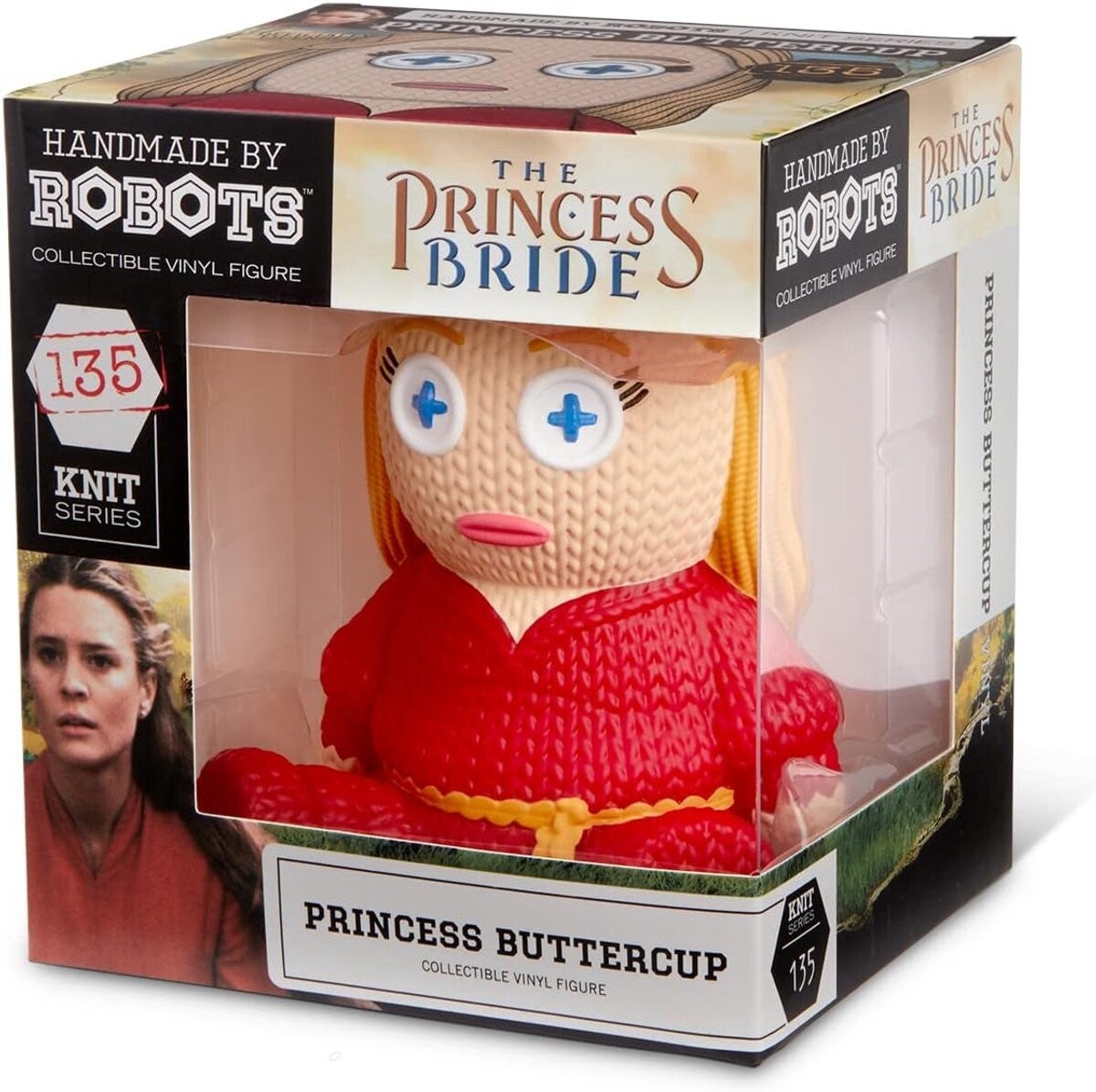 135 – Princess Buttercup Vinyl Figure (The Princess Bride) - Handmade by Robots Knit Series