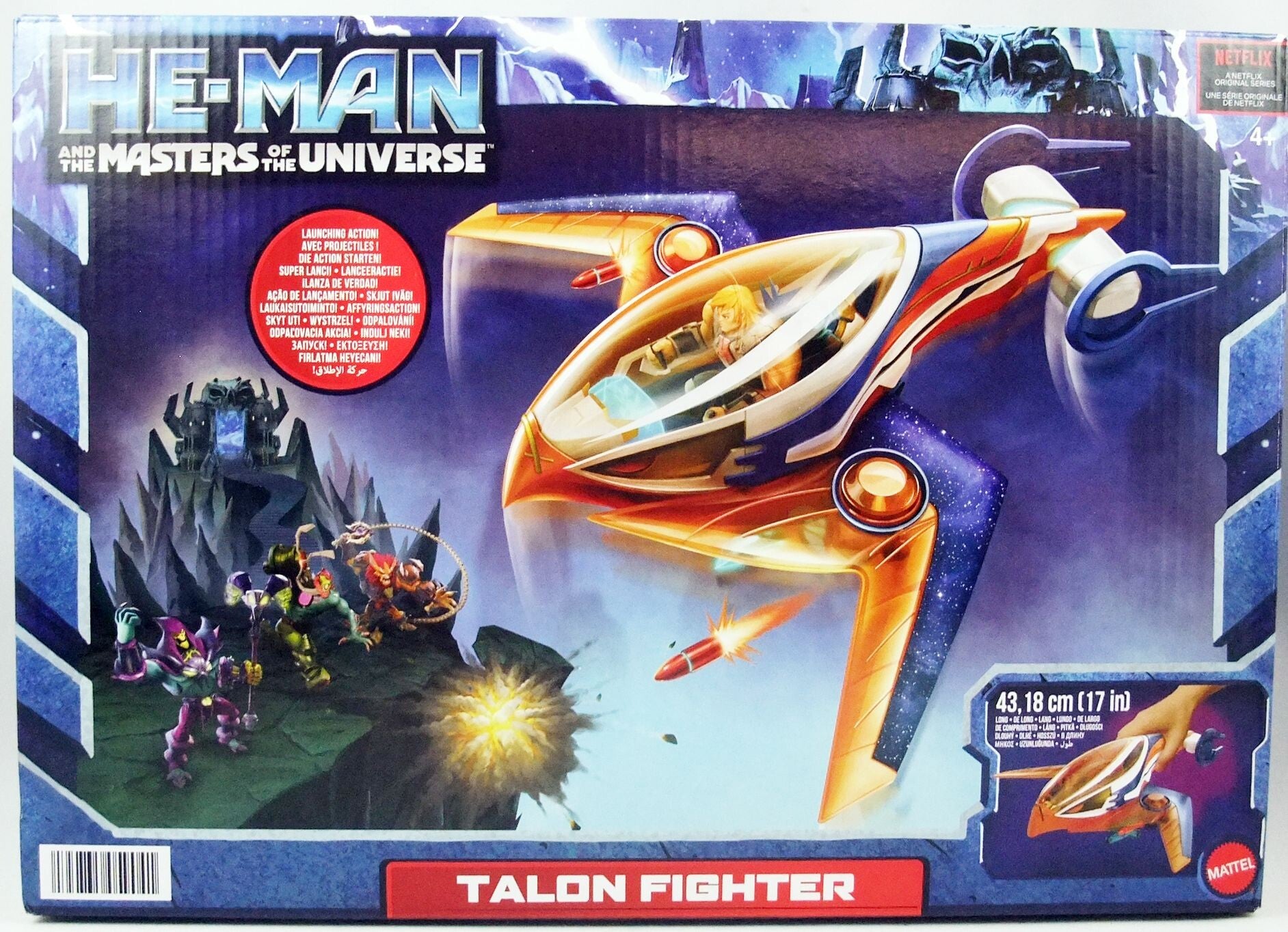 HE-MAN and the Masters of the Universe HGW38 – Talon Fighter Vliegtuig met Lanceeractie