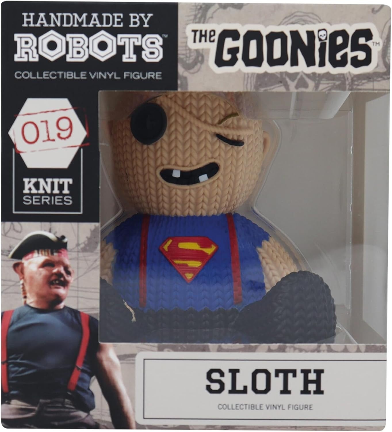 019 – Sloth Vinyl Figure (The Goonies) - Handmade by Robots Knit Series
