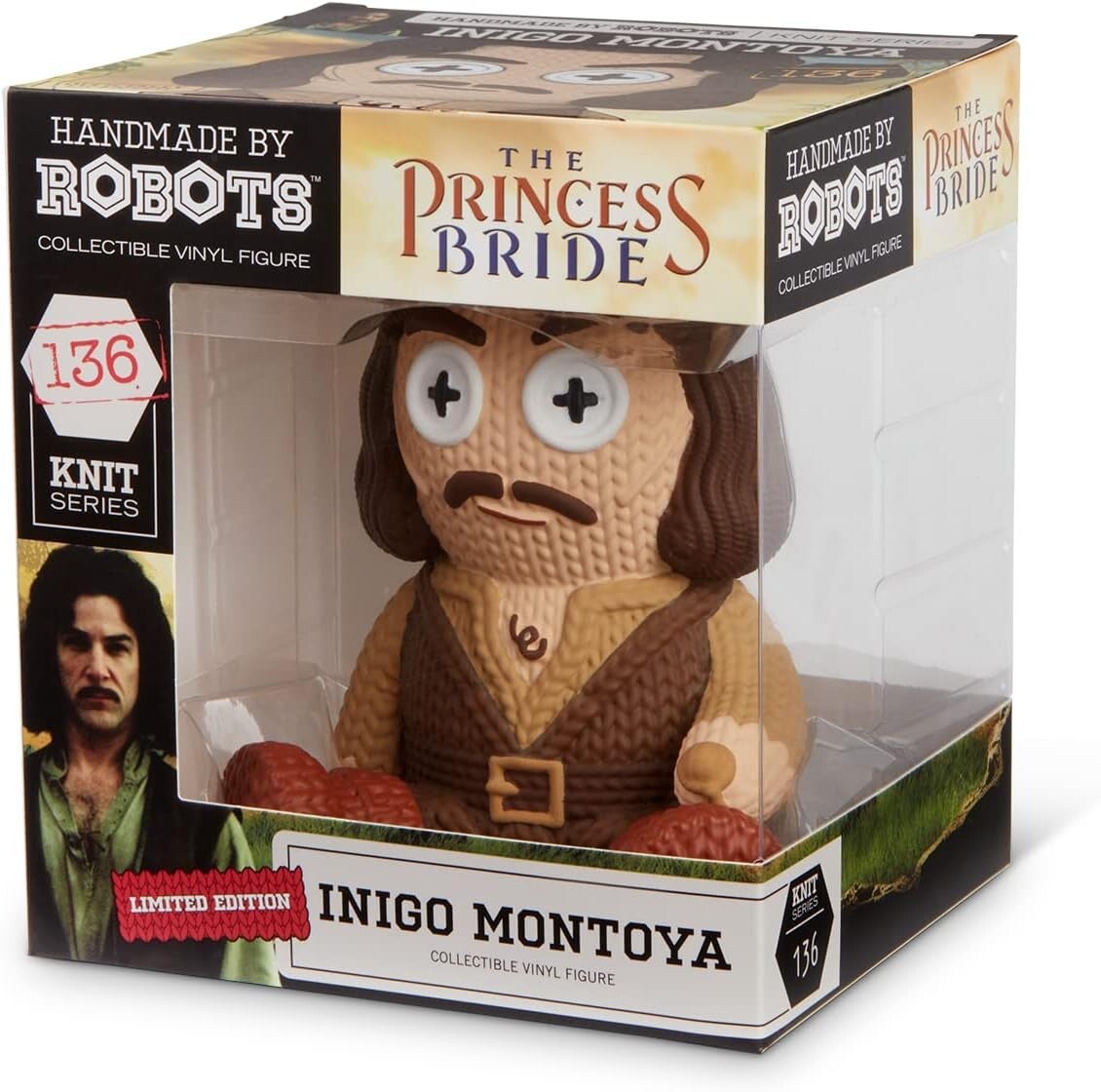 136 – Inigo Montoya Vinyl Figure (The Princess Bride) [Limited Edition] - Handmade by Robots Knit Series
