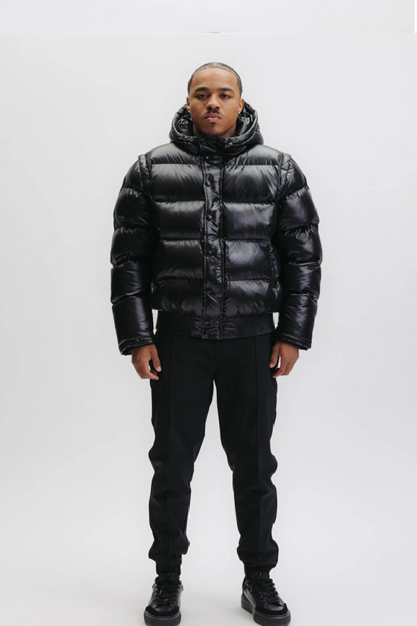 BALR. Leo Puffer Jacket – Jet Black (M/L)