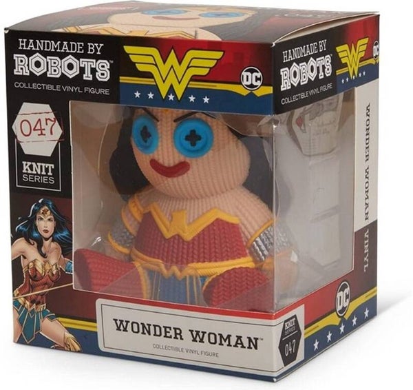 047 – Wonder Woman Vinyl Figure (DC Comics) - Handmade by Robots Knit Series