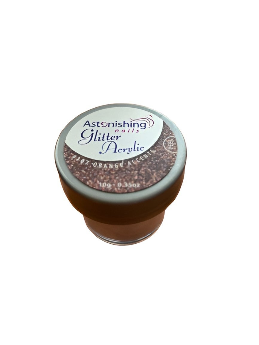 Astonishing Nail Acryl Glitters #107 Orange Accents