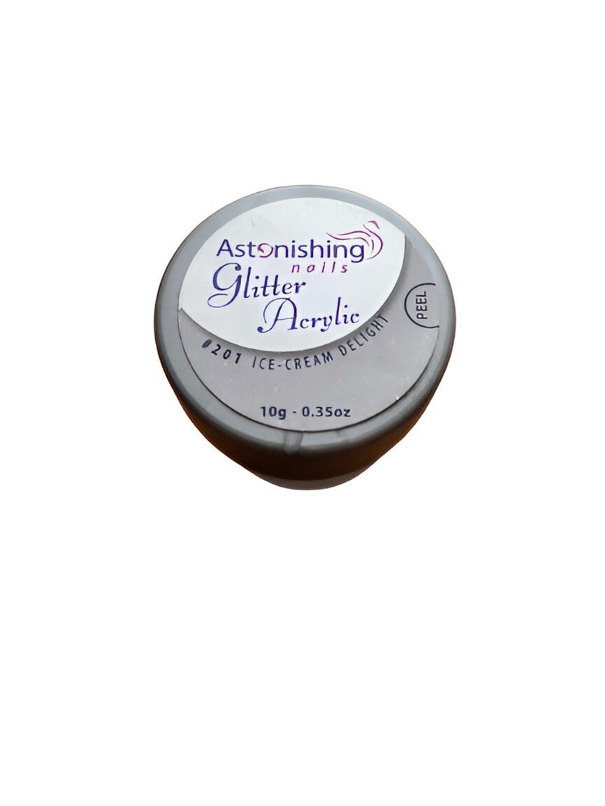 Astonishing Nail Acryl Glitters #201 Ice-Cream Delight