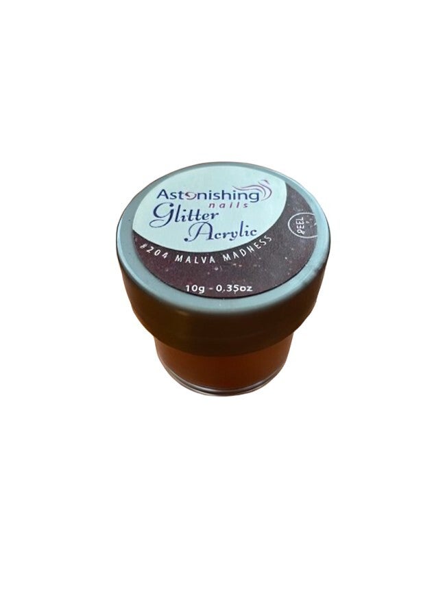 Astonishing Nail Acryl Glitters #204 Malva Madness
