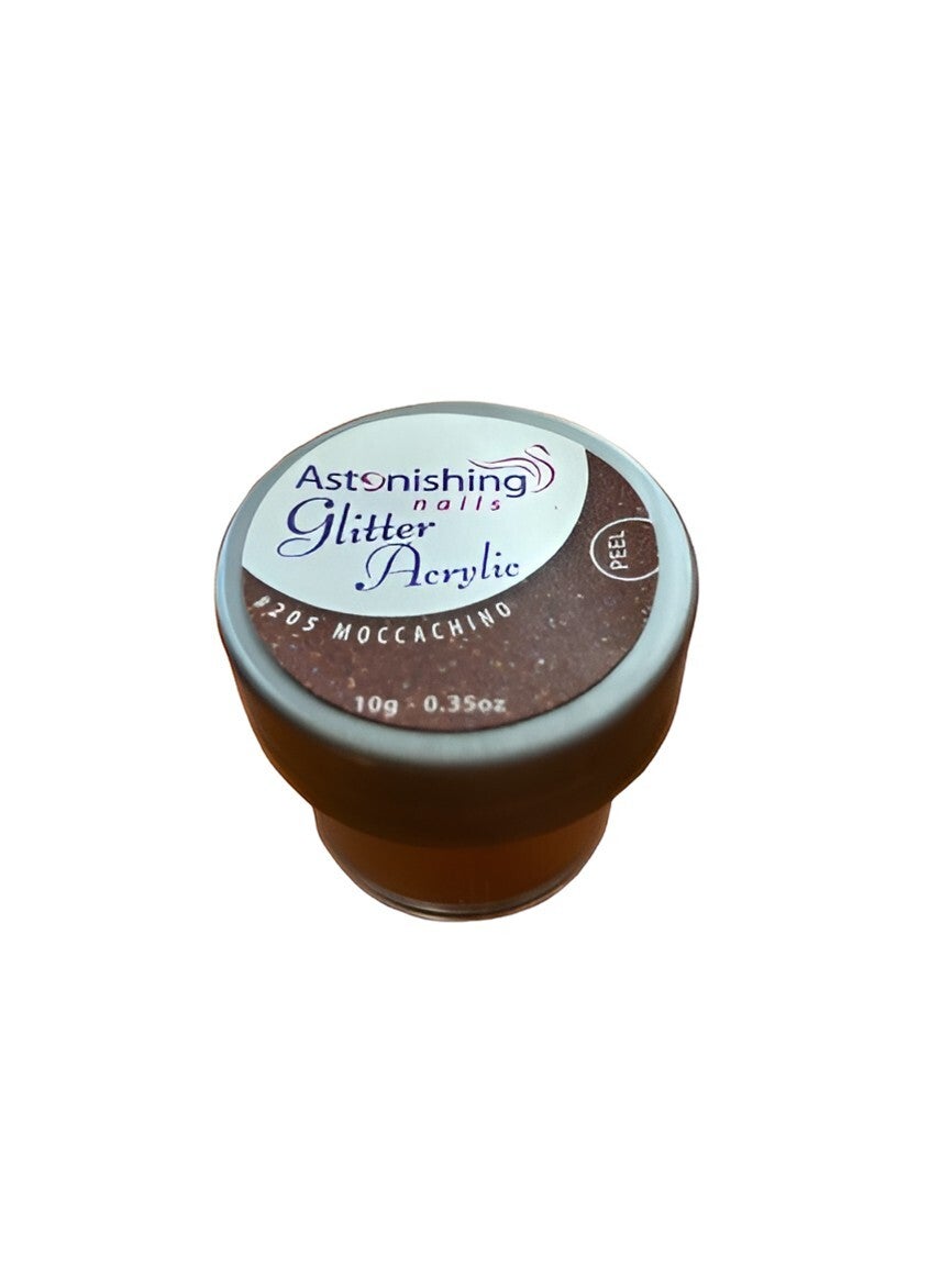 Astonishing Nail Acryl Glitters #205 Moccachino