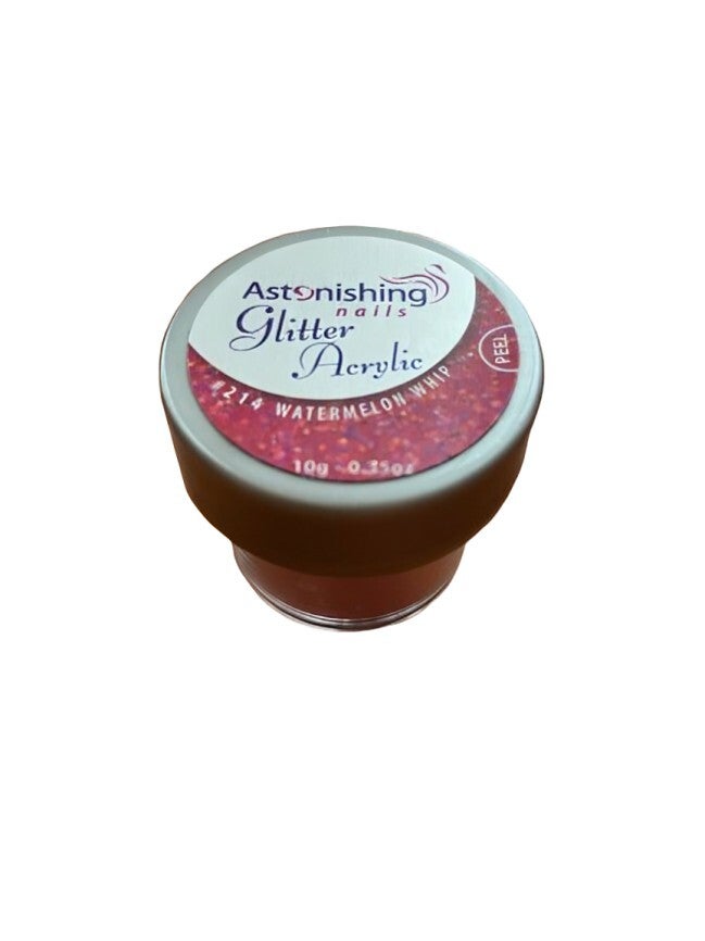 Astonishing Nail Acryl Glitters #214 Watermelon Whip