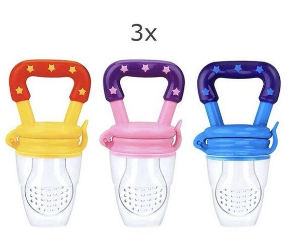 Three-pack Fruitspeen Speen Babyvoeding Random Colours