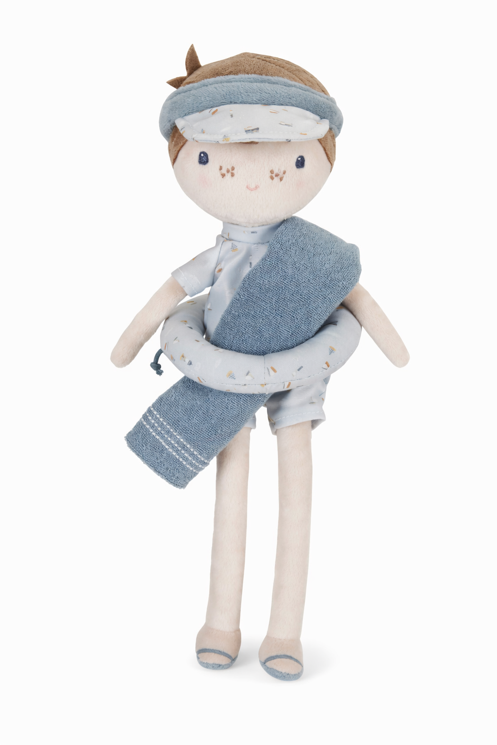 Little Dutch Zomer Knuffelpop Jim | 35 cm – Zomerpop & Strandvriendje