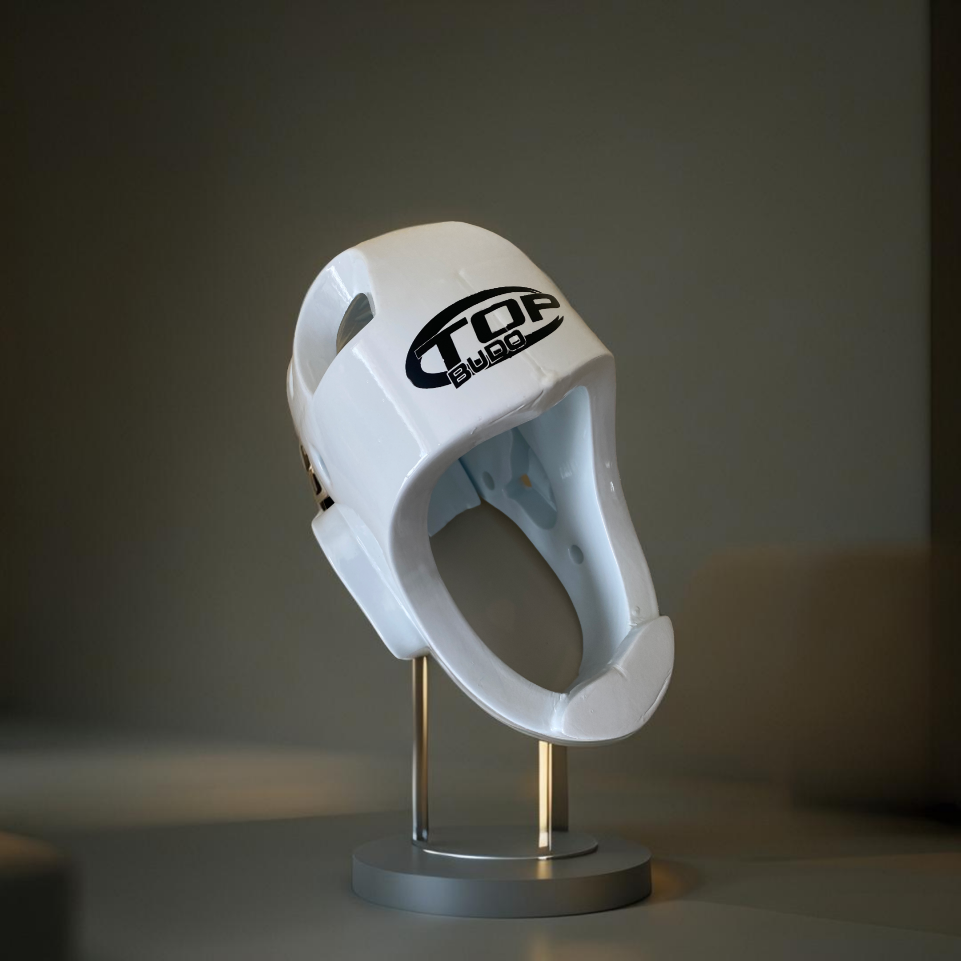 Top Budo Witte Hoofdbeschermer – Maat M
