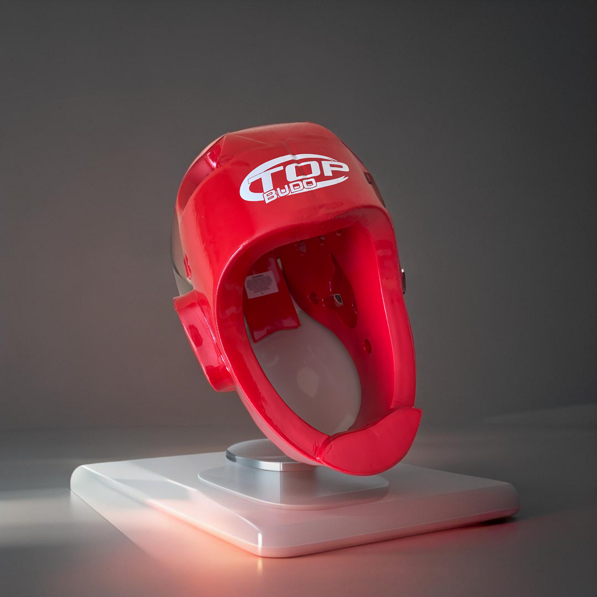 Top Budo Rode Hoofdbeschermer – Maat L