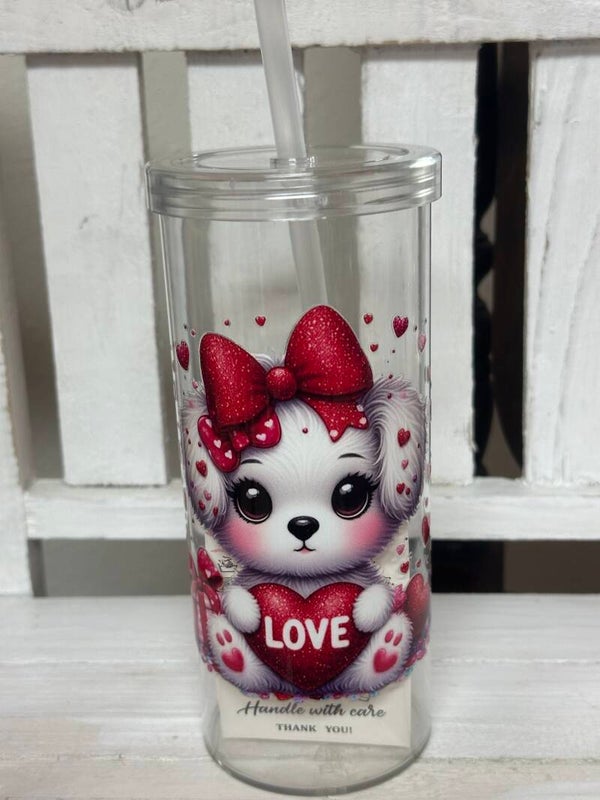 VALENTINES KIDS PLASTIC CUP