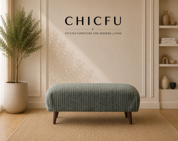 Genuine DFS Long Green Pattern Footstool – Ex Display