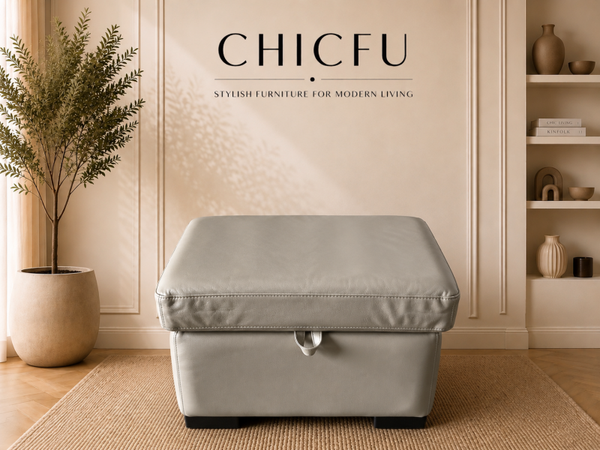 Genuine DFS Cree Express Storage Footstool – Silver – Ex-Display
