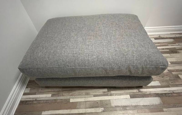 Next Rectangular Grey Footstool