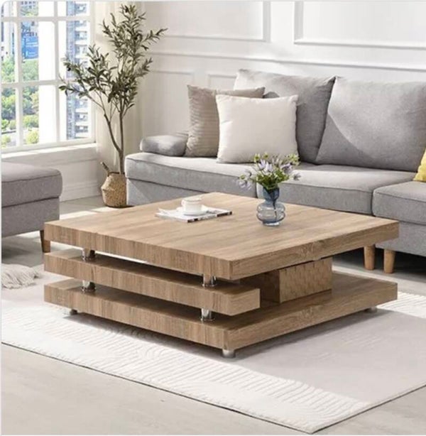 Design Square Coffee Table – Sanremo Oak