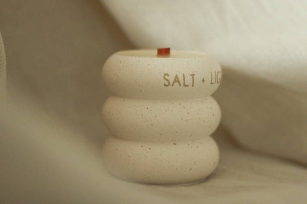 SALT + LIGHT ⎥Holzdochtkerze