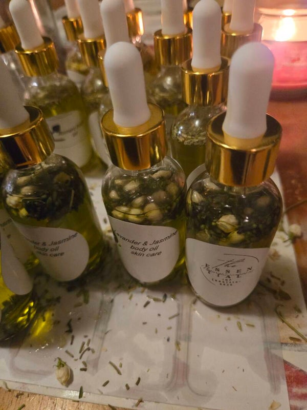 Natural Essential oil Rosemary hair oil Romero body oil Chamomile body oil,  Jasmine body oil Lavander body oil