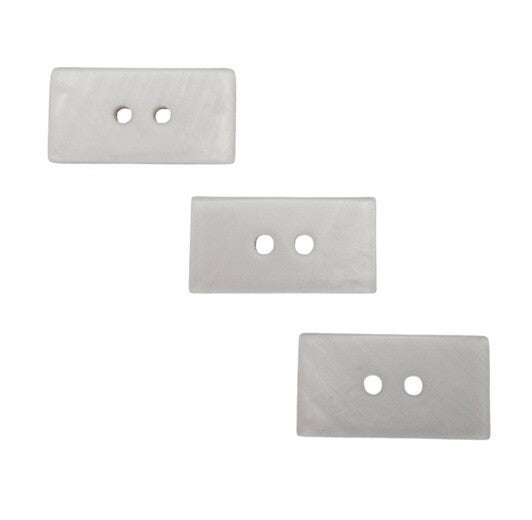 Item# B2090 - Square Shaped Clear Polyester Button
