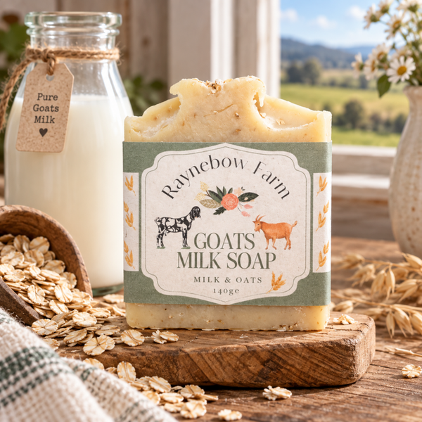 Milk & Oat– Unscented Goat Milk Soap