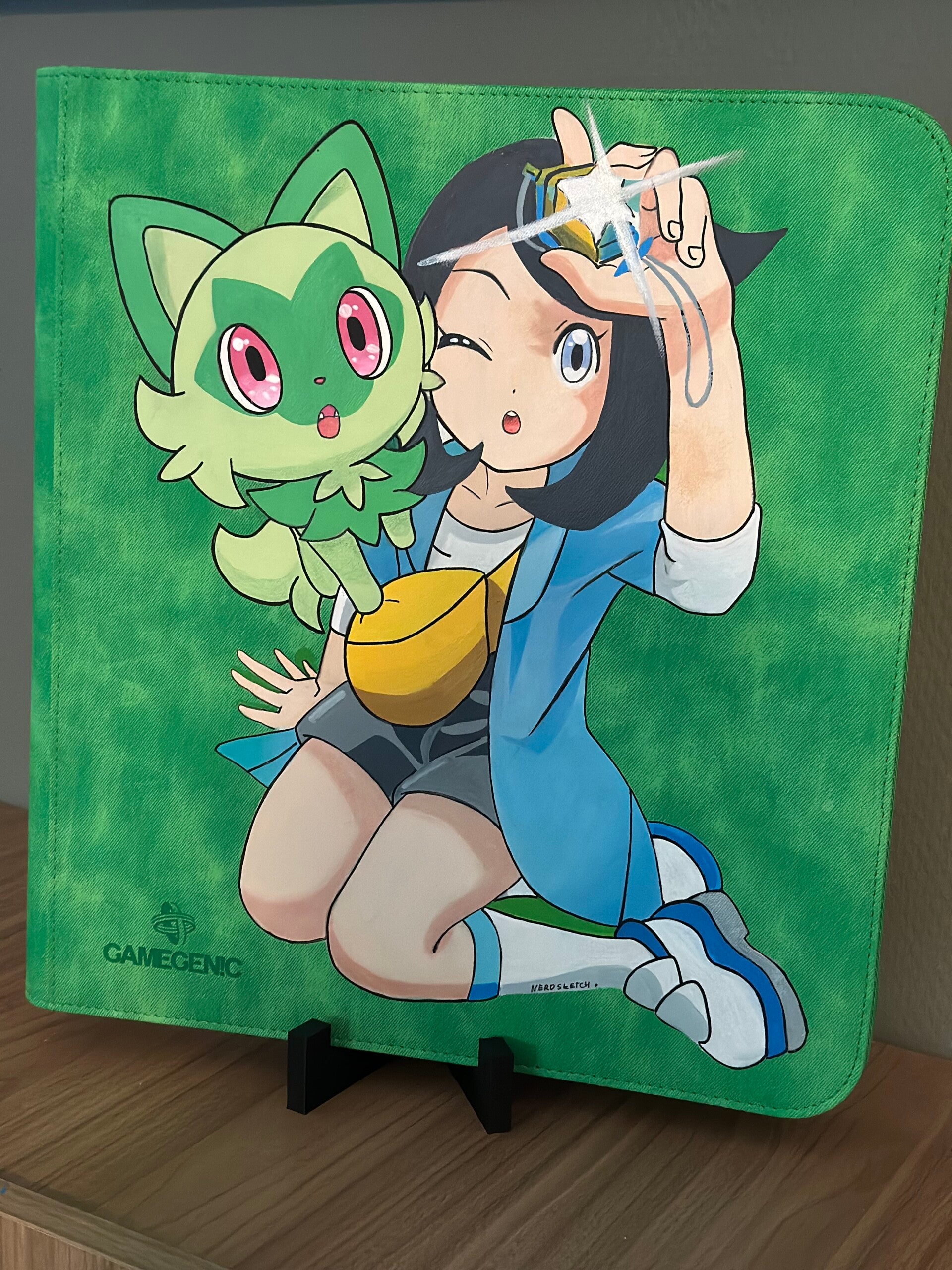 Pokemon S-Chinese Sprigatito 0109/09 Gamegenic 12-vaks