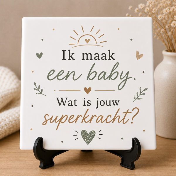 Tegel baby superkracht