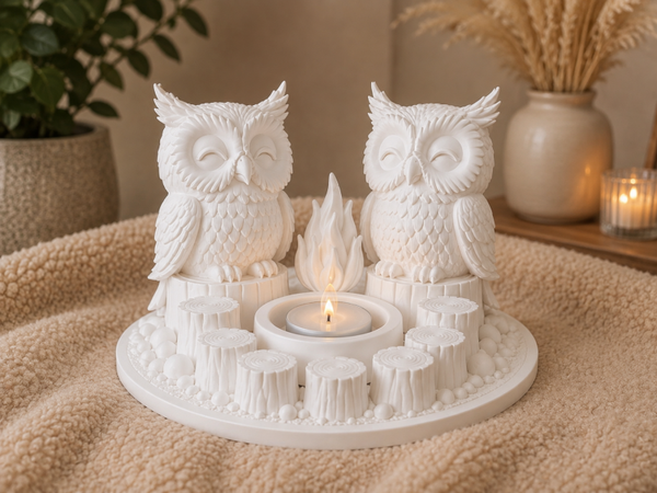 🦉🔥 Campfire Buddies – Uiltjes 🔥🦉