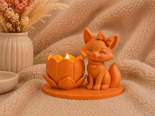 🦊🎀 Little Friends, Big Warmth – Vosje met Strikje 🎀🦊