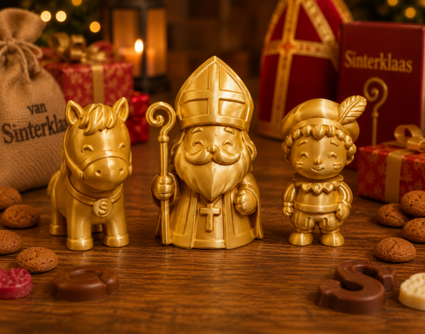 3D geprint sinterklaas setje